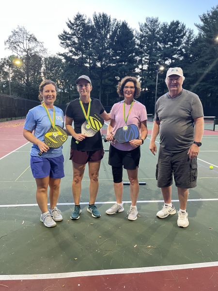Women Medals and Andy